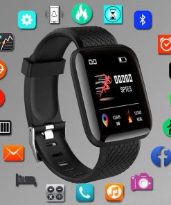 116 Plus Smart Watch Fitness Tracker Smartwatch Heart Rate Monitor Waterproof Sports Watches D13 For Men