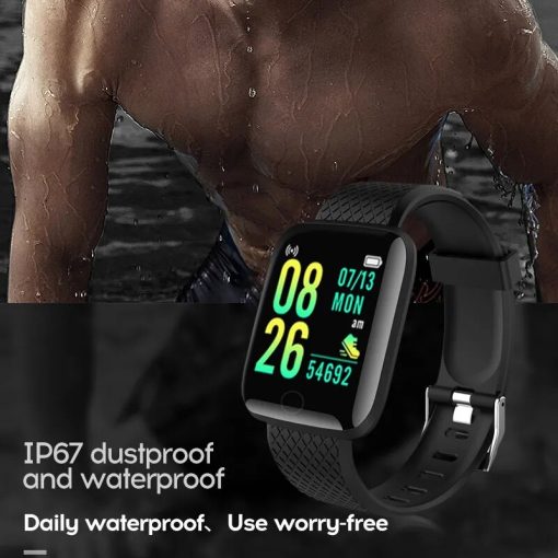 116 Plus Smart Watch Fitness Tracker Smartwatch Heart Rate Monitor Waterproof Sports Watches D13 For Men 3