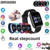 116plu Real Stepcount Smart Watch Multi Function Step Connected Smart Watch For Men And Women Suitable