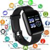 116plu Smart Watch Men Blood Pressure Waterproof Smartwatch Women Heart Rate Monitor Fitness Tracker Watch Sport