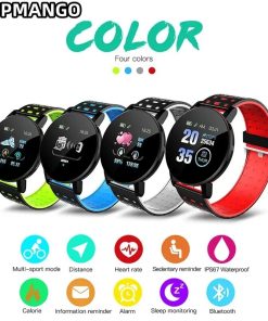 119plus Smart Wristband Motion Pedometer Alarm Clock Color Screen Bluetooth Wristband Watch Multi Functional Smart Watch