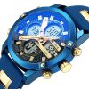 2020 Stryve New Multi Function Led Digital Sports Watch Men Analog 50m Waterproof Wristwatches Fashion Chronograph