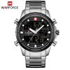 2021 Naviforce Mens Watches Top Brand Luxury Sport Fashion Male Dual Display Waterproof Wristwatch Relogio Masculino