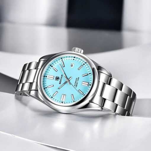 2023 Benyar New Luxury Men Mechanical Wristwatches 10bar Waterproof Automatic Watch Stainless Steel Sports Diving Watch 3