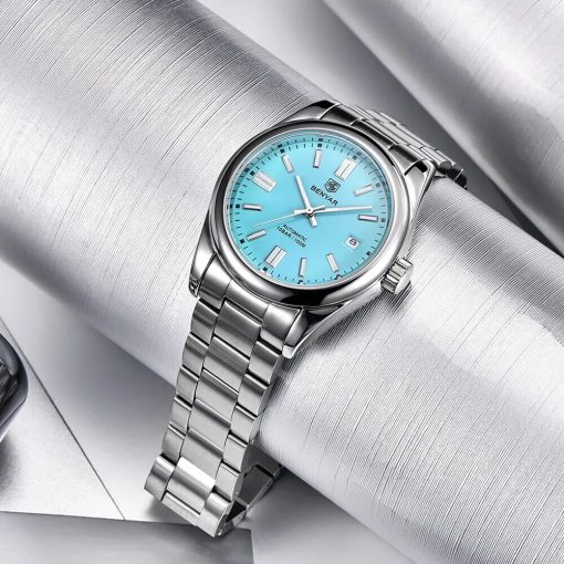 2023 Benyar New Luxury Men Mechanical Wristwatches 10bar Waterproof Automatic Watch Stainless Steel Sports Diving Watch 4