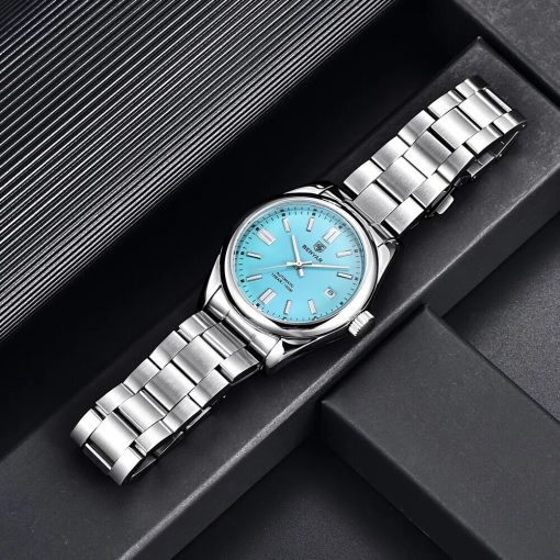 2023 Benyar New Luxury Men Mechanical Wristwatches 10bar Waterproof Automatic Watch Stainless Steel Sports Diving Watch 5