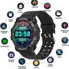 2023 Fd68s Smart Watch Round Color Screen Heart Rate Bluetooth Connection Pedometer Music Weather Outdoor Smart