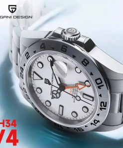 2023 New 40mm Pagani Design Nh34 Men S Gmt Automatic Mechanical Watches Sapphire Stainless Steel Waterproof