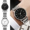 2023 New Luxury Watch Business 30m Waterproof Male Clock Luminous Date Stainless Steel Quartz Wristwatche Men