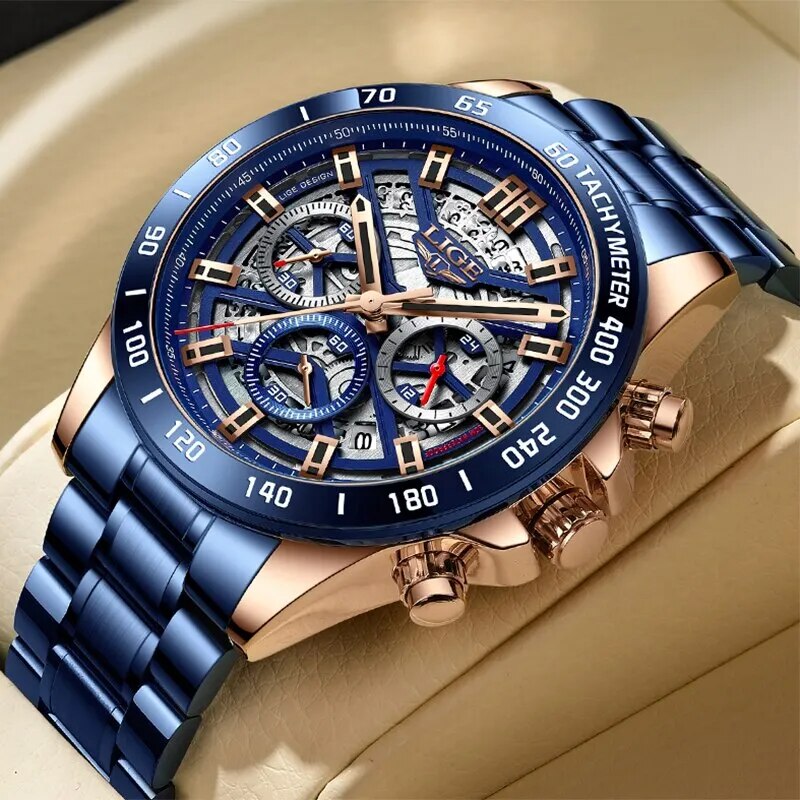 2023-New-Men-Watch-Top-Brand-Luxury-Hollow-Watch-Men-Waterproof-Sport-Quartz-Chronograph-Wrist-Watch