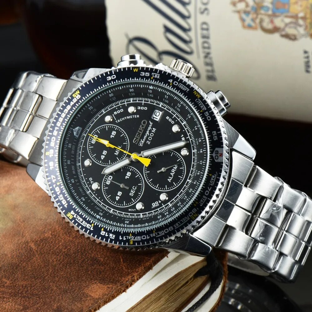 2023-New-Original-Luxury-Brand-Men-s-Seiko-Watch-Fashion-Stainless-Steel-Multifunction-Chronograph-Top-Leather
