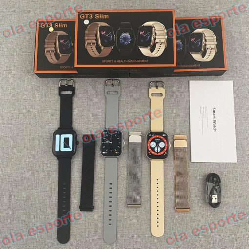 2023 Original Gt3 Slim Smart Watch 2 01inch Hd Screen Bluetooth Call Sport Waterproof Smartwatch Ultra 6