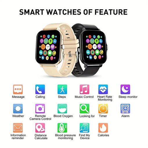 2023 Smart Watch Android Phone 1 44 Inch Color Screen Bluetooth Call Blood Oxygen Pressure Monitoring 1