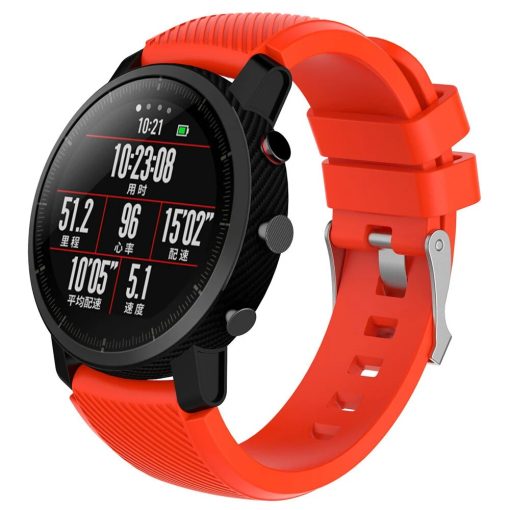 22mm 20mm Silicone Strap For Samsung Watch 46mm Gear S3 Frontier Amazfit Gtr 47mm Sports Bracelet 1