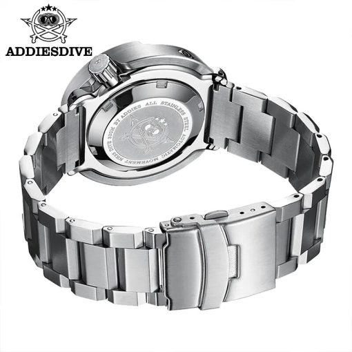 Addiesdive Automatic Mechanical Watch Male American Stainless Steel Scratch Proof Waterproof Diving Watch Business Leisure Watch 2