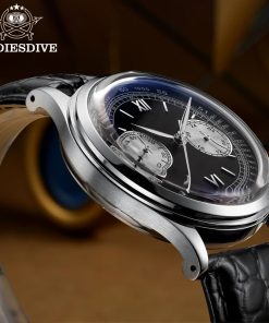 Addiesdive New Chronograph Watch 60min Men S Watches 100m Waterproof Bubble Dome Mirror 38mm Quartz Wristwatch 1