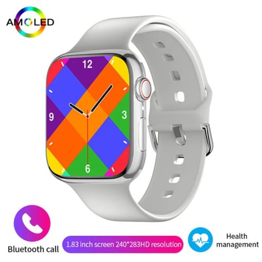 Amoled New Men Smart Watch Women 1 69 Color Screen Full Touch Fitness Tracker Bluetooth Call