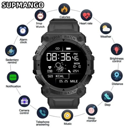 B33 Real Stepcount Smart Watch Multi Function Step Connected Smart Watch For Men And Women Suitable 13