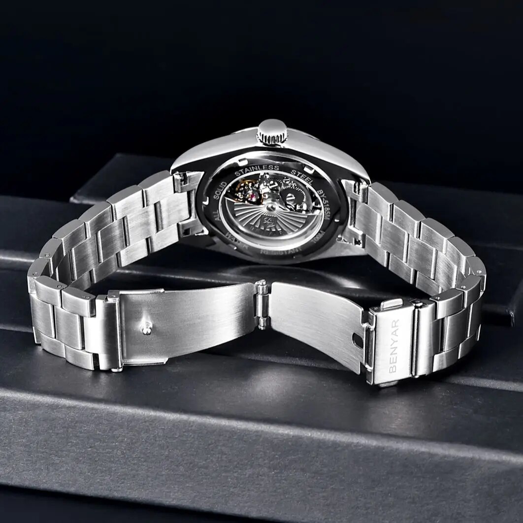 Benyar-2022-Classic-Limited-Edition-Men-s-Automatic-Mechanical-Watch-Stainless-Steel-Sapphire-Automatic-Date-Night-4