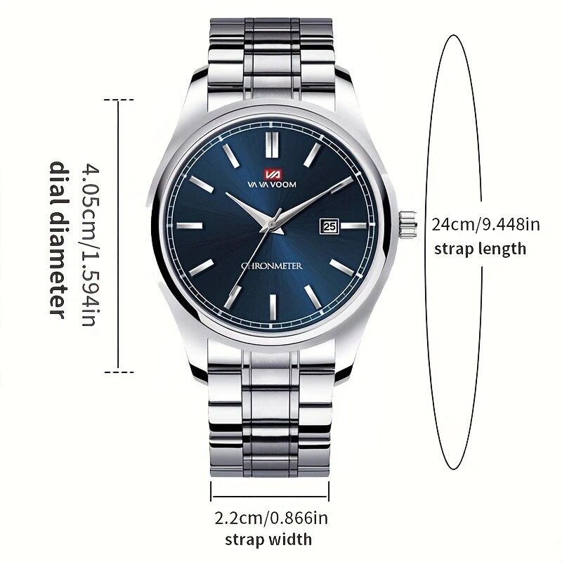 Business-Men-s-Watch-VA-VA-VOOM-2023-Fashion-Trend-Blue-Stainless-Steel-Waterproof-Quartz-Movement-2