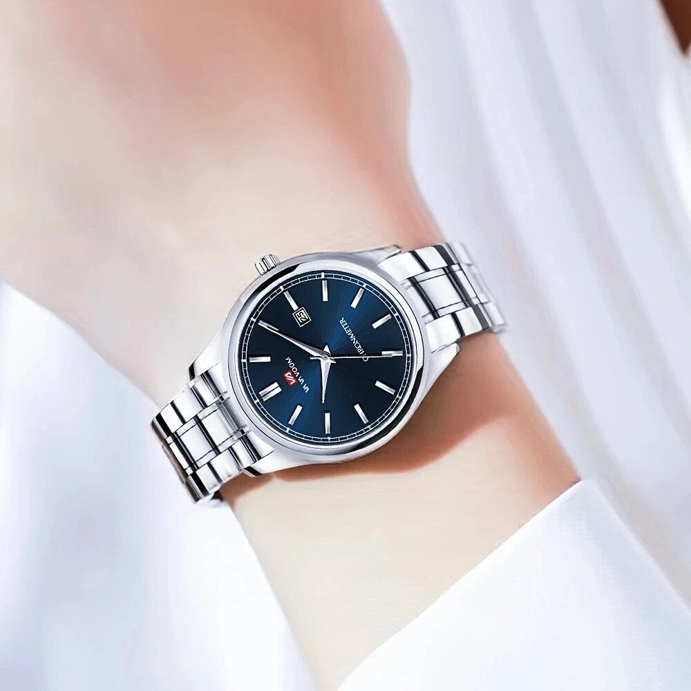 Business-Men-s-Watch-VA-VA-VOOM-2023-Fashion-Trend-Blue-Stainless-Steel-Waterproof-Quartz-Movement-3