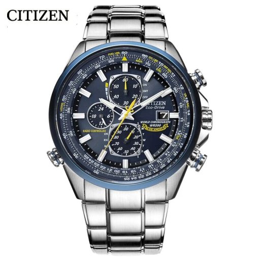 Citizen Men Watches Luxury Trend Quartz Calendar Waterproof Multi Function Fancy Round Watch Stainless Automatic Watch 4