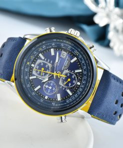 Citizen Men Watches Luxury Trend Quartz Clock Luminous Calendar Waterproof Multi Function Fancy Round Automatic Watch