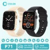 Colmi P71 Voice Calling Smartwatch Men Health Monitoring Ip68 Waterproof Smart Notifications Voice Assistant Smart Watch