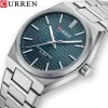 Curren Luxury Men S Watch Casual Business Style Watch For Men 30m Waterproof Stainless Steel Quartz