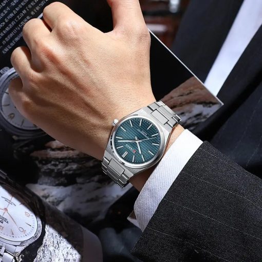 Curren Luxury Men S Watch Casual Business Style Watch For Men 30m Waterproof Stainless Steel Quartz