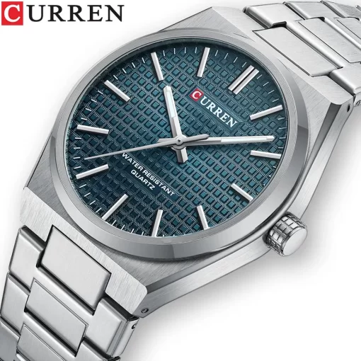 Curren Luxury Men S Watch Casual Business Style Watch For Men 30m Waterproof Stainless Steel Quartz