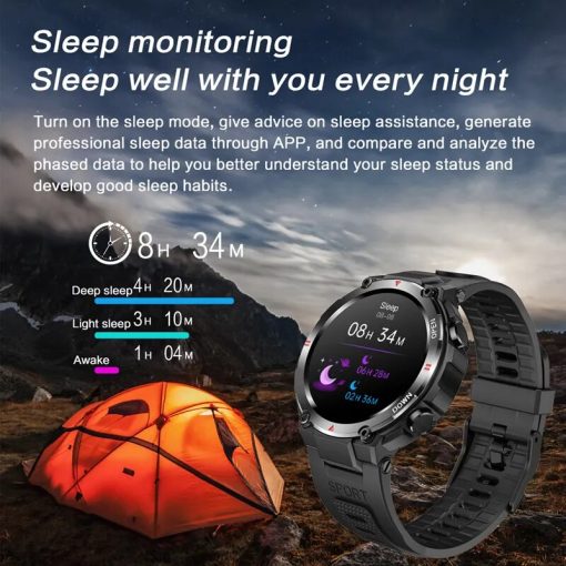 Canmixs Smartwatch Two Strap Bluetooth Calling Sport Models Heart Rate Sleep Monitor Calculator Sport Smart Watch 4