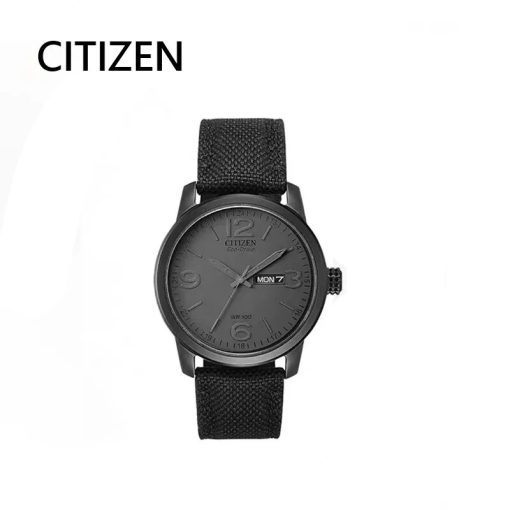 Citizen Eco Drive Bm8475 26e Series Luxury Watch Quartz Movement Glow Calendar Waterproof Pin Buckle Pointer