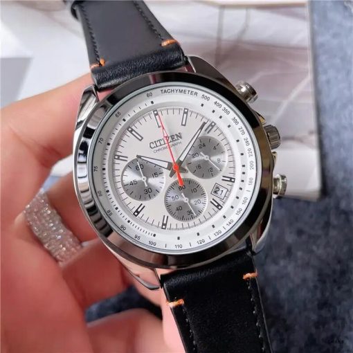 Citizen Fashion Men Stainless Steel Watch Luxury Calendar Quartz Wrist Watch Business Watches For Man Clock 12