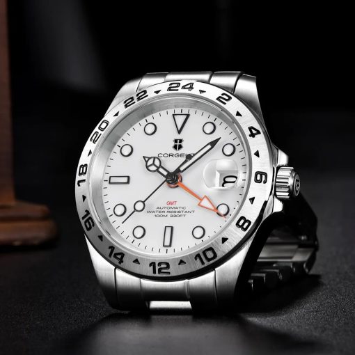 Corgeut Nh34a 10atm Waterproof 39mm Gmt Function Nh34 Gmt Automatic Mechanical Wristwatches Lume Mens Watch Dress 5