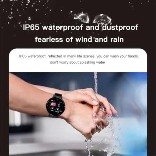 D18 Smart Watch Heart Rate Fitness Tracker Bracelet Men Women Kids Smart Wristband Waterproof Sport Smartwatch 2