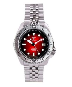 Diver 3 8 Mechanical Watch Men Nh35 Movt Sunburst Red 20bar Waterproof Skx Wristwatch 120clicks Bezel 1