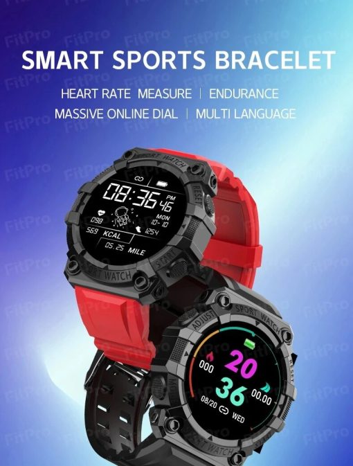 Fd68s Smart Watch Round Color Screen Heart Rate Bluetooth Connection Pedometer Music Weather Outdoor Smart Sports 1