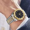 Fashion Business Men S Room Gold Steel Band Quartz Watch