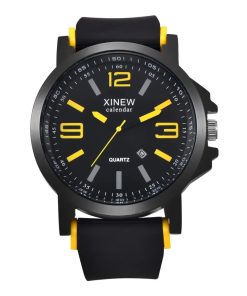 Fashion Men S Stainless Steel Luxury Sport Date Analog Quartz Wrist Watch Kol Saati Erkek Relojes
