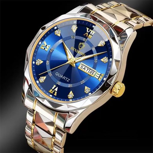 Fashion Men S Watches Fashion Trend Quartz Wristwatch Original Waterproof Stainless Steel Watch For Man Date 1