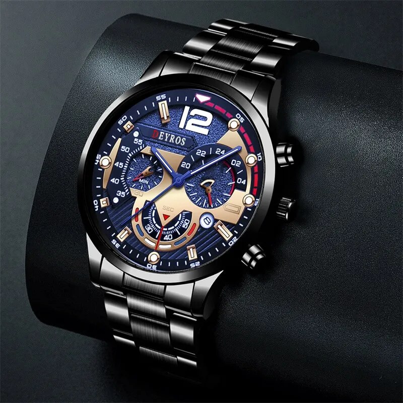 Fashion-Mens-Stainless-Steel-Watches-Luxury-Quartz-Wristwatch-Calendar-Luminous-Clock-Men-Business-Casual-Watch-Reloj-2