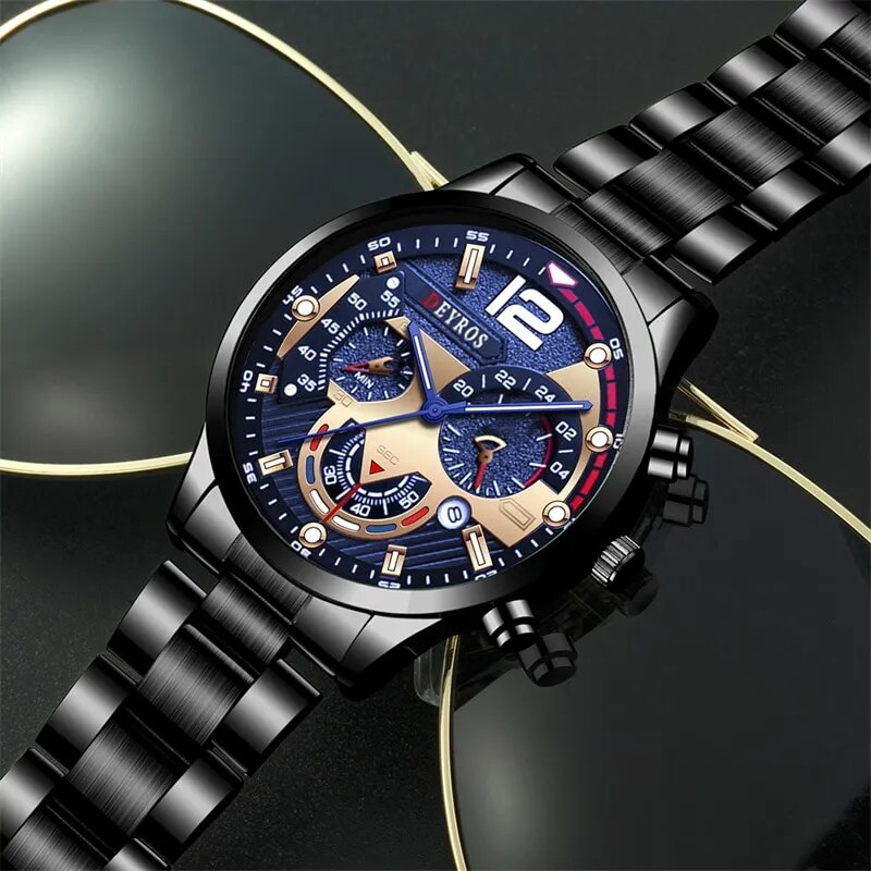 Fashion-Mens-Stainless-Steel-Watches-Luxury-Quartz-Wristwatch-Calendar-Luminous-Clock-Men-Business-Casual-Watch-Reloj-3