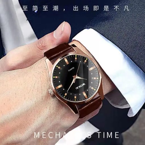 Fashionable Casual Men Style And Leisurely Strap Watch Three Eye Six Stitches Leisure Fashion Activity Watch 1