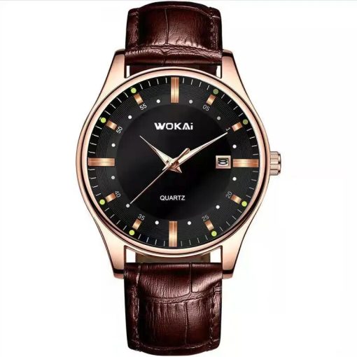 Fashionable Casual Men Style And Leisurely Strap Watch Three Eye Six Stitches Leisure Fashion Activity Watch 4