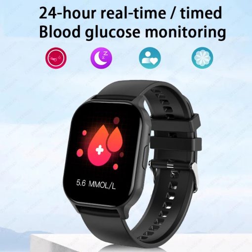 For Huawei Xiaomi Nfc Smart Watch Men 2 04inch Amoled Screen Blood Sugar Bluetooth Call Waterproof 4