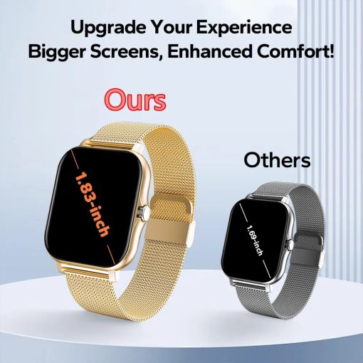 For Xiaomi Samsung Android Phone Color Screen Full Touch Custom Dial Smart Watch Bluetooth Call Smart 2