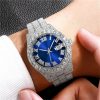 Hip Hop Watch Male Watch Luxury Water Proof Brand Watches Stainless Steel Round Clock Men Quartz