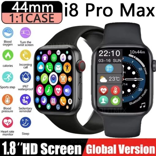 I8 Pro Max Original Smartwatch Series 8 Phone Call Custom Watch Face Sport Waterproof Women Man