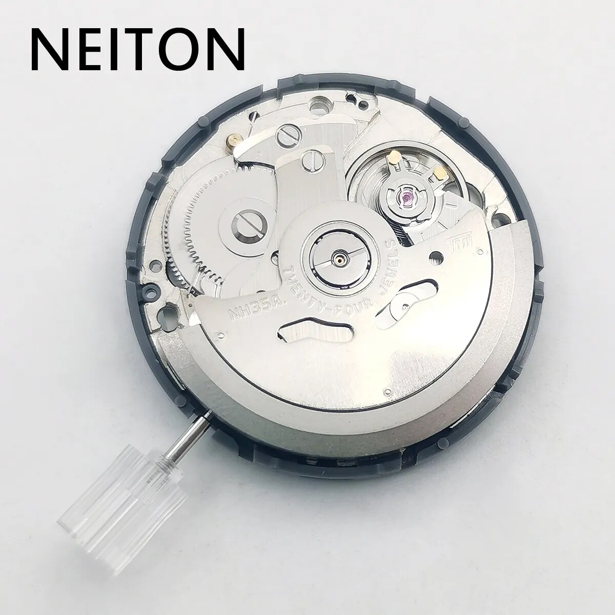 Japan-Seiko-NH35A-Premium-Mechanical-Movement-NH35-White-Date-wheel-24-Jewels-Automatic-Self-winding-High-3